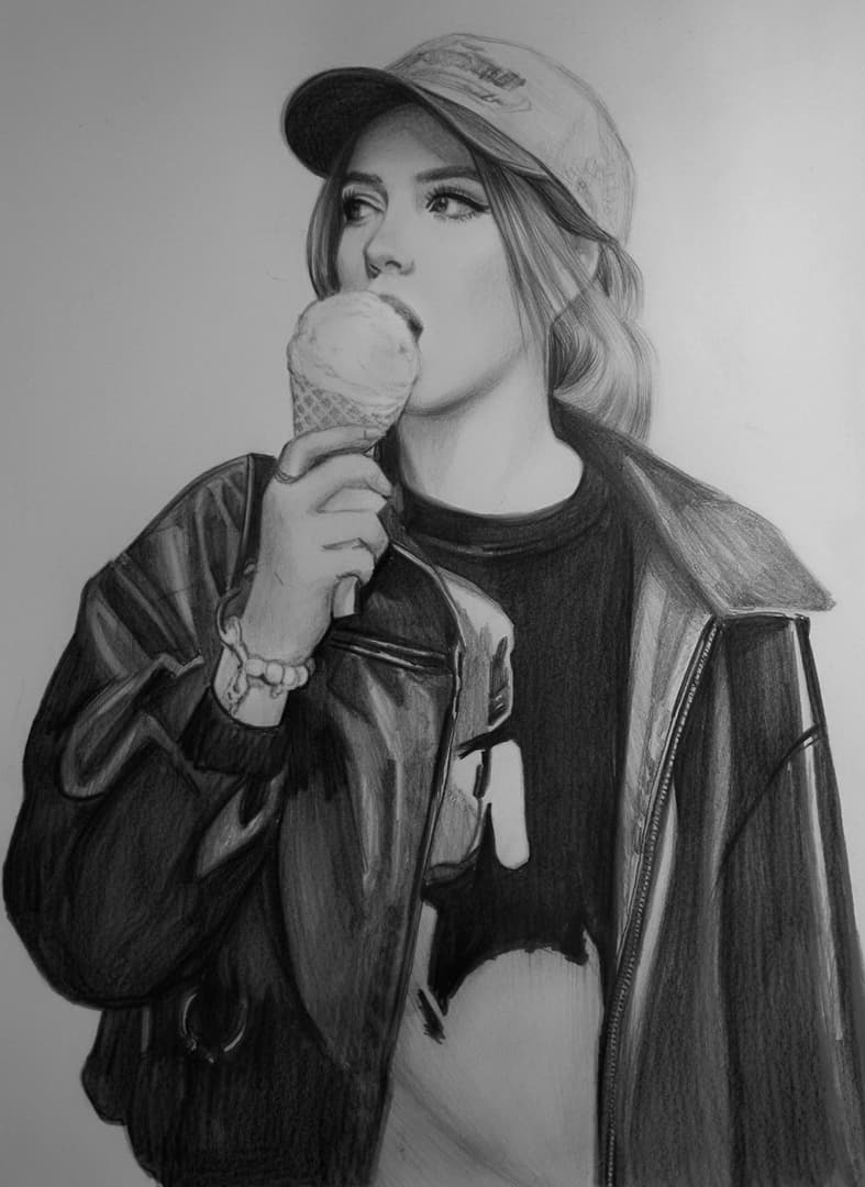 Карандашная работа 12